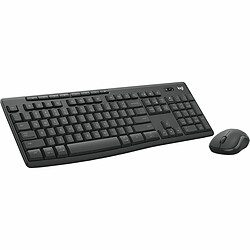 Logitech pack clavier souris sans fil - Gris