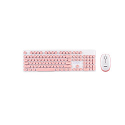 Clavier mécanique sans fil Punk - Rose