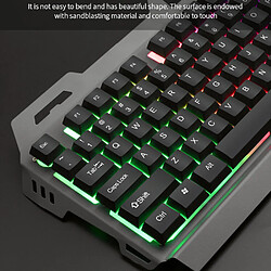 General Clavier de jeu filaire et souris + tapis RGB