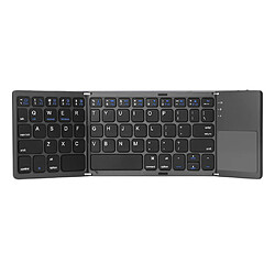 General Clavier pliable avec pavé tactile - Noir