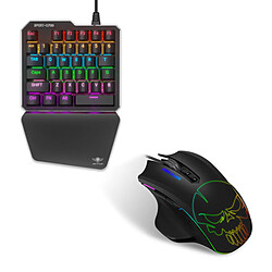 Spirit of gamer Pack clavier souris gamer - Noir pas cher
