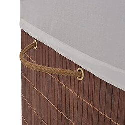 Acheter vidaXL Panier à linge Bambou Marron