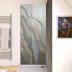 Aurlane Panneau mural de douche en pierre - Wood Stone