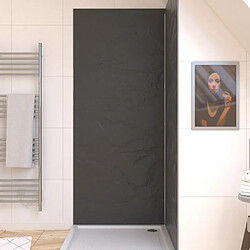 Aurlane Panneau mural de douche en pierre - Ardoise