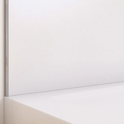 Aurlane Panneau mural de douche aluminium - Blanc