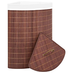 Acheter VidaXL Panier à linge d'angle Bambou