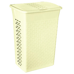 BranQ Panier à linge Cotton 55L - Blanc