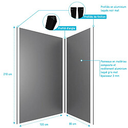 Acheter Aurlane Kit panneaux aluminium - Gris