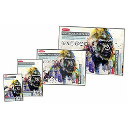 Derwent A5 Watercolour Pad Bloc aquarelle A5 - Papier 300 g/m² - Spécial crayons solubles