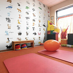 Paris Prix Papier Peint Learning By Playing Animals - Multicolore