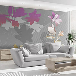 Paris Prix Papier Peint Magnolias en Pastels - Multicolore