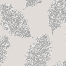 Dutch Wallcoverings Fawning Feather Gris clair