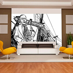 Paris Prix Papier Peint Saxophone Recital on Broadway 193x250 cm