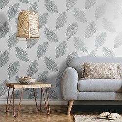 Dutch Wallcoverings Fawning Feather Gris clair