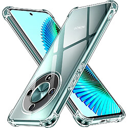 Little Boutik Coque Honor Magic 6 Lite 5G Coque silicone transparente - Angles renforcés - Pour Honor Magic 6 Lite