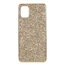 Samsung Galaxy A51 - Or Coque en TPU - Paillettes brillantes - Protection anti-rayures