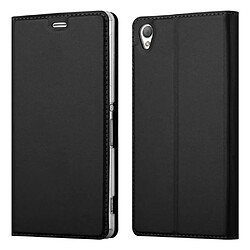 Cadorabo Étui Noir Sony Xperia Z3 Étui portefeuille classe - Compartiments pour cartes - Fonction stand