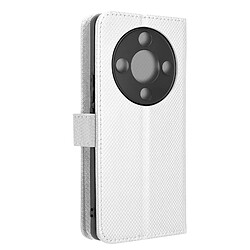 Housse Honor Magic 6 Lite 5G Avizar Portefeuille clapet - Simili cuir croisillon - Dragonne - Support vidéo