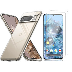 Coque Transparente En Silicone Pour Google Pixel 8a - Marque Little Boutik, Made In France