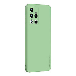 Coque Meizu 18 Pro - Verte Coque anti-rayures en silicone - Doublure en velours - Protection complète de l'objectif