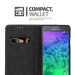 Cadorabo Coque Samsung Galaxy ALPHA - Rose Noir pas cher