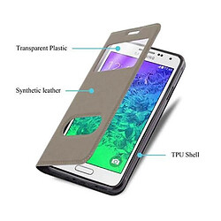Avis Cadorabo Coque Samsung Galaxy Alpha - Marron Pierre