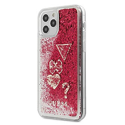 Ozzzo Guess iPhone 12 mini - Coque - Framboise