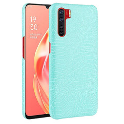 Coque OPPO A91 - Crocodile Cyan