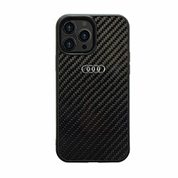 Audi Carbon Fiber iPhone 14 Pro - Noir