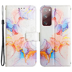 Samsung Galaxy S20 FE Etui Marbre - Blanc