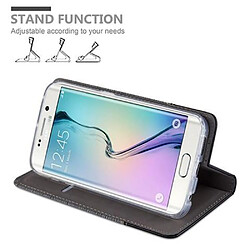 Cadorabo Coque Samsung Galaxy S6 EDGE - Étui Gris pas cher