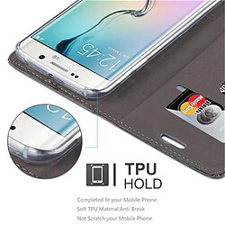 Acheter Cadorabo Coque Samsung Galaxy S6 EDGE - Étui Gris