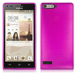 Cadorabo Coque Huawei Ascend P7 Mini Coque TPU pour Huawei Ascend P7 Mini - Rose vif - Protection intégrale