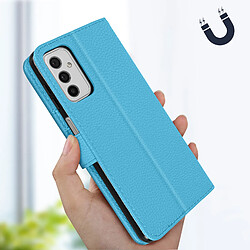 Avizar Samsung Galaxy M52 5G Housse Portefeuille - Bleu pas cher