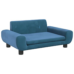 VidaXL Lit pour chien - Bleu