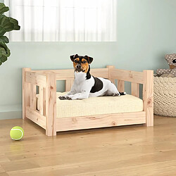 vidaXL Lit chien bois de pin 55,5x45,5x28 cm