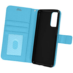 Avizar Samsung Galaxy M52 5G Housse Portefeuille - Bleu Housse portefeuille Galaxy M52 5G - Protection intégrale - Compartiments cartes - Fermeture magnétique
