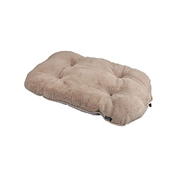 Toilinux Coussin doux réversible Happy pour chien et chat - Ecru - Long 77 cm