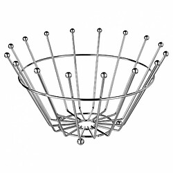 Corbeille à fruits métal chromé - Ronde