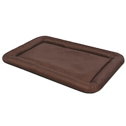 vidaXL Matelas pour chiens M - Marron Matelas pour chien - Tissu Oxford PU - Antidérapant - Lavable - Dimensions 55 x 35 cm
