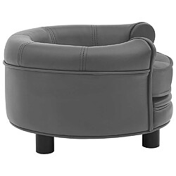 Acheter vidaXL Canapé pour chien - Gris 48x48x32 cm