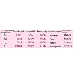 Wewoo Nid Suspendu pour petits animaux Taille L - Rose pas cher