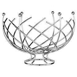 Corbeille à fruits Spirale argent