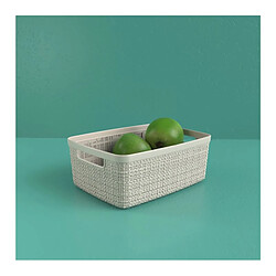 But Panier de rangement rectangulaire - Ivoire pas cher