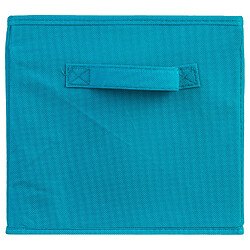 Atmosphera Boîte de rangement pour meuble avec poignée - Bleu lagon