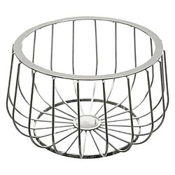 Corbeille à fruits Moderne Line 25cm Argenté