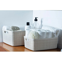 But Panier de rangement rectangulaire - Ivoire