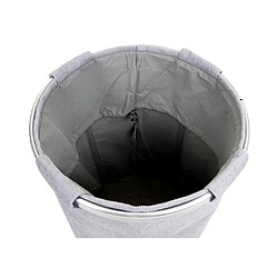 Mendler Bac à linge avec couvercle - Gris pas cher