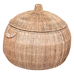 Atmosphera Panier de rangement jute - Beige