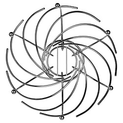 Avis Corbeille à fruits Spirale argent